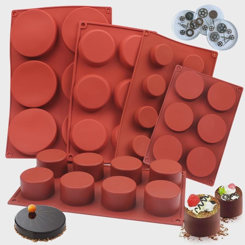 Candle Supplies Wholesale - Round Silicone Soap Mold DIY Handmade