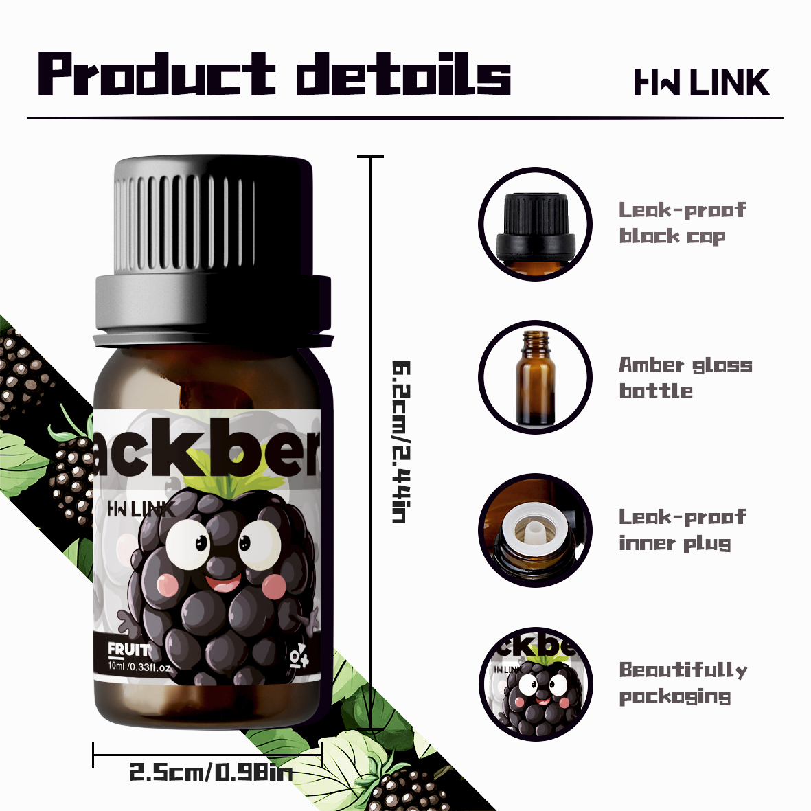 Blackberry Essential Oil Black - Fragrance Oil 10Ml 评论和价格
