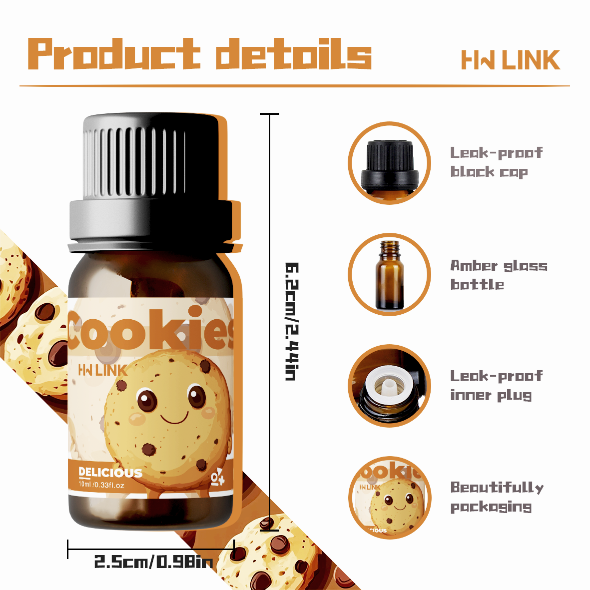 10ml Cookies Essential Oils Pe - Fragrance Oil 10Ml 评论和价格
