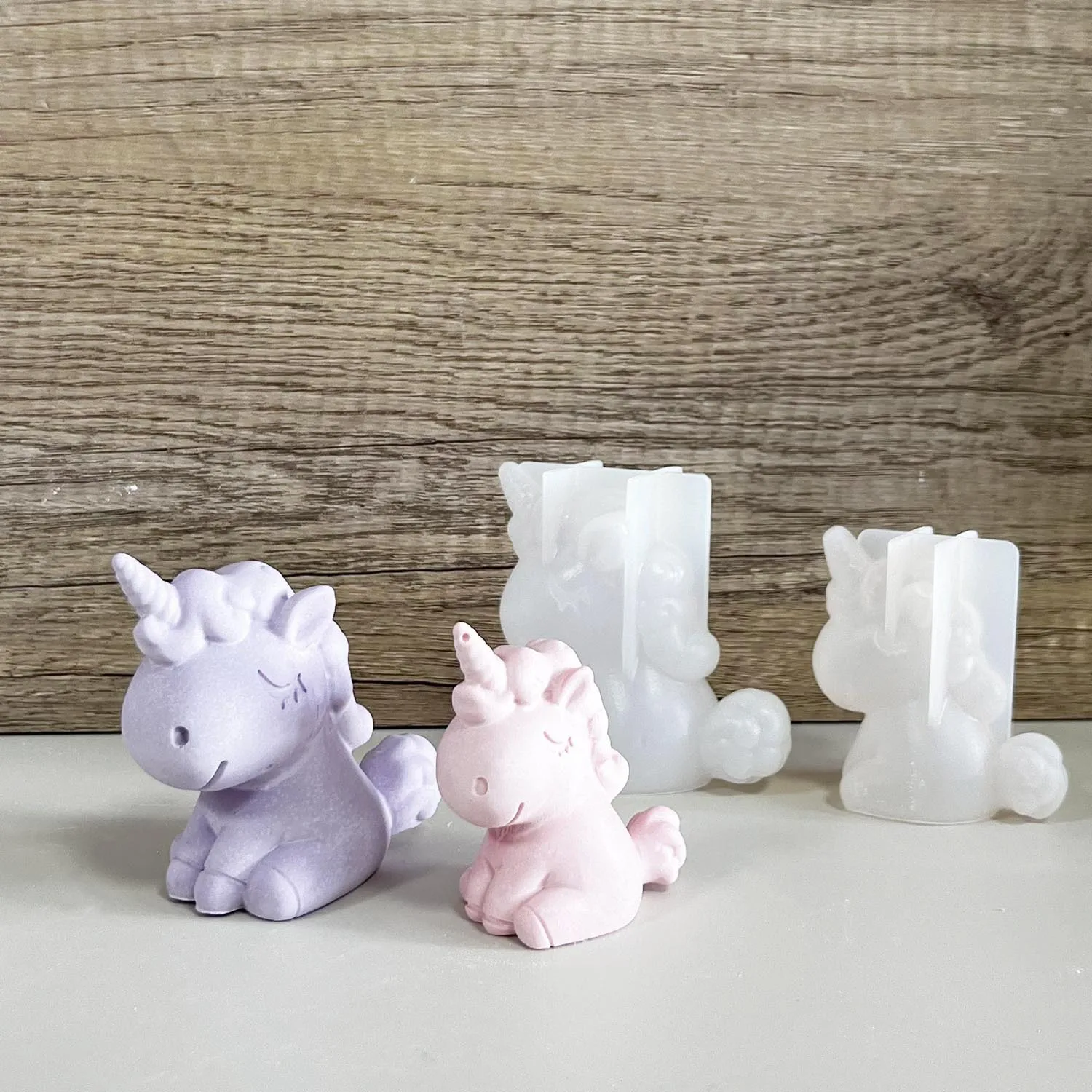 3D Geometric Silicone Unicorn  - Candle Supplies Wholesale 评论和价格