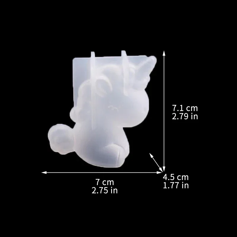 3D Geometric Silicone Unicorn  - Candle Supplies Wholesale 评论和价格