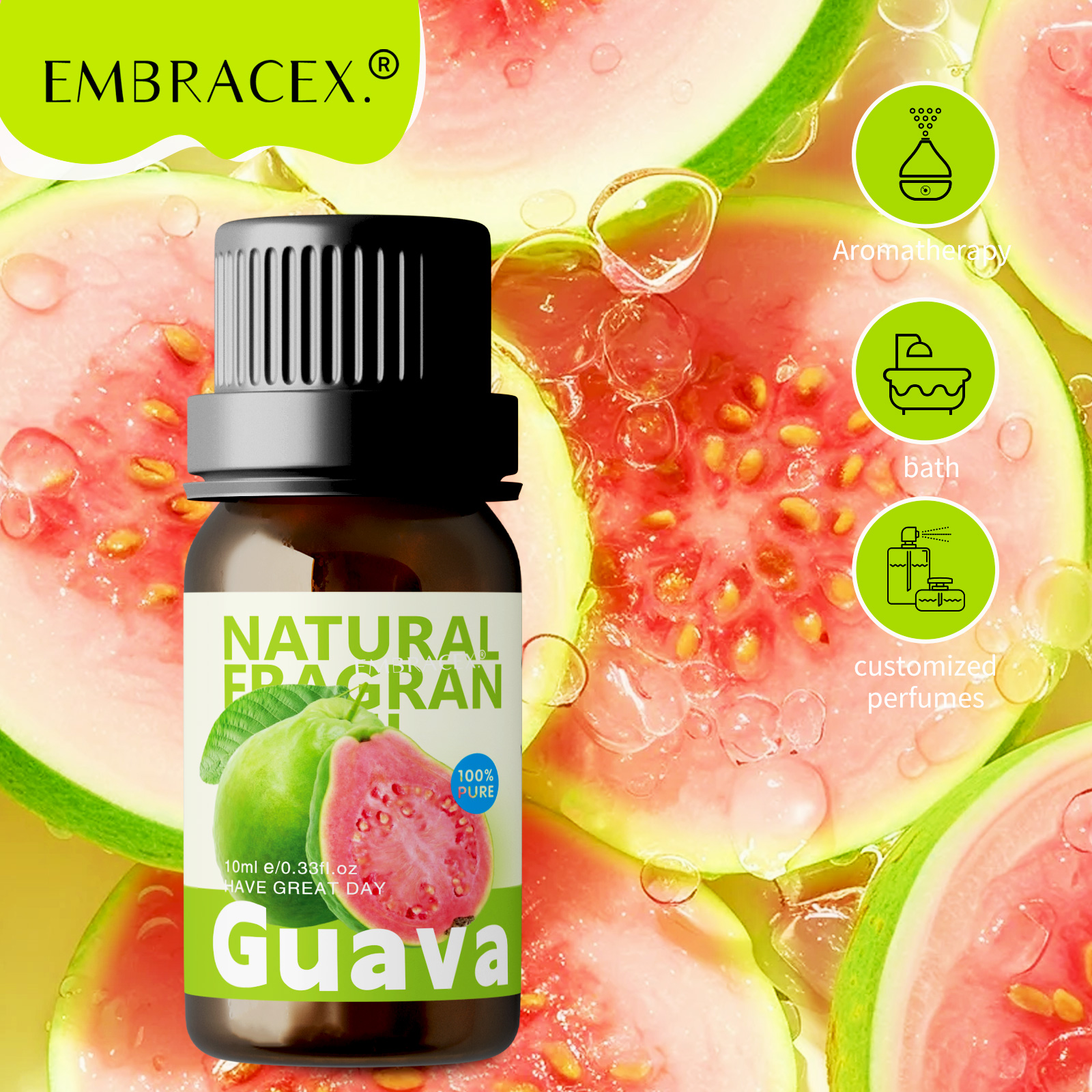 10ml Guava Essential Oils Guav - Fragrance Oil 10Ml 评论和价格