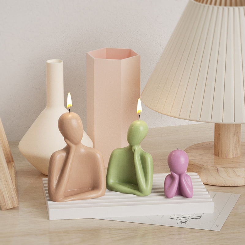 3D Family Candle Silicone Mold - Candle Supplies Wholesale 评论和价格