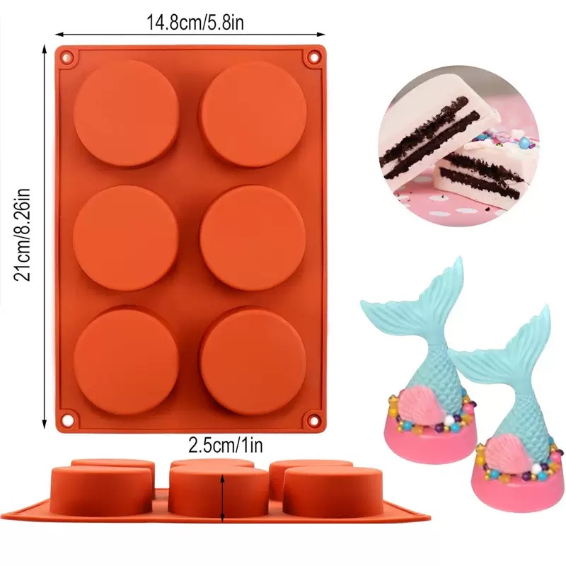 Round Silicone Soap Mold DIY H - Candle Supplies Wholesale 评论和价格