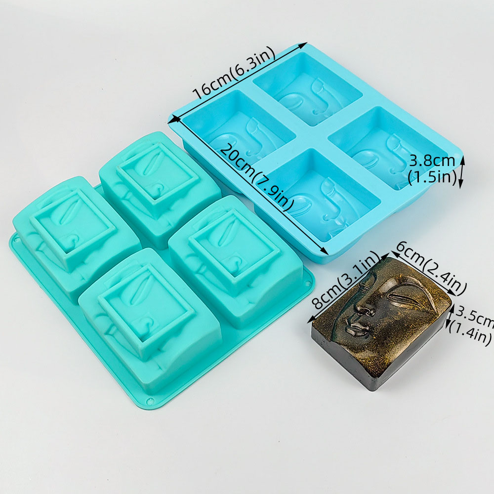 4 Holes Buddha Portrait Soap M - Candle Supplies Wholesale 评论和价格