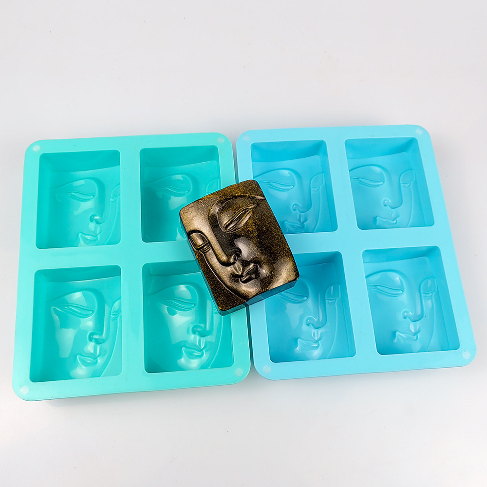 4 Holes Buddha Portrait Soap M - Candle Supplies Wholesale 评论和价格